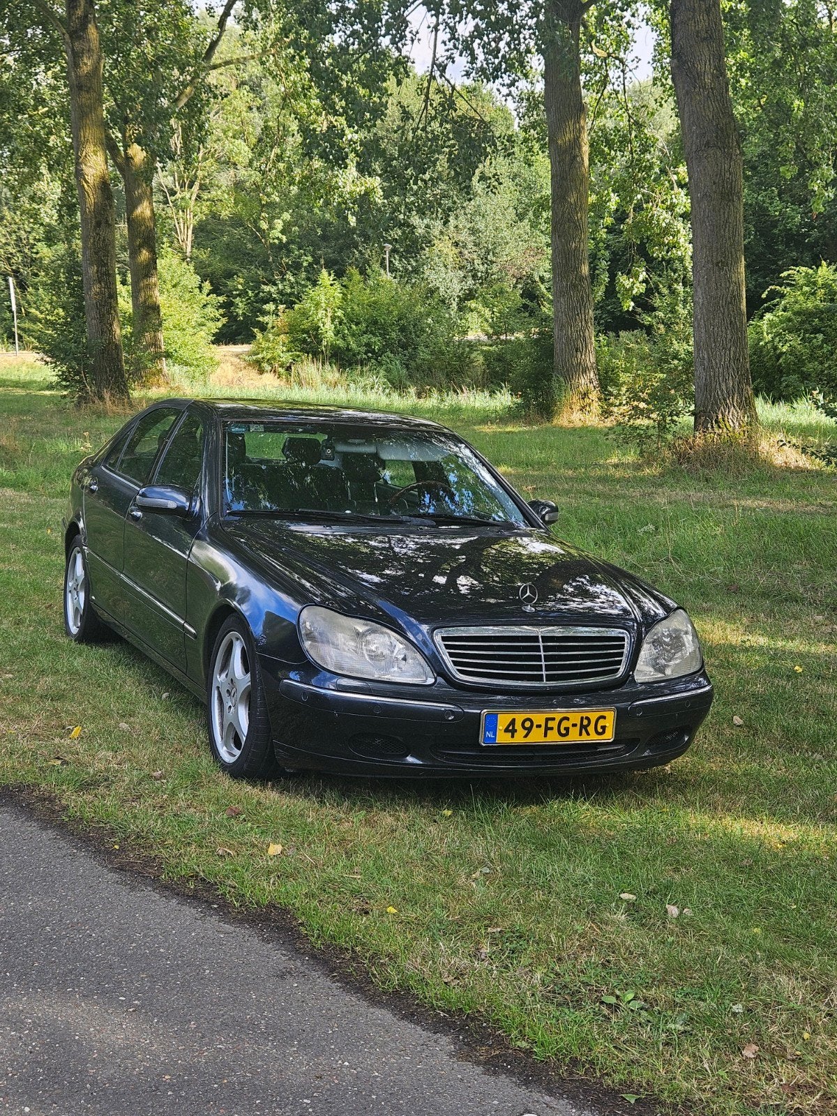 Mercedes-Benz S-Klasse 3.2 S320 Lang AUT 2000 Zwart lpg g3, Automaat, Achterwielaandrijving, Zwart, Zwart