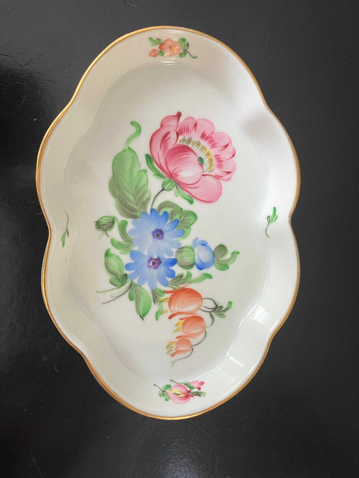 Herend porseleinen schaaltje met bloemmotief, Antiek en Kunst, Ophalen of Verzenden