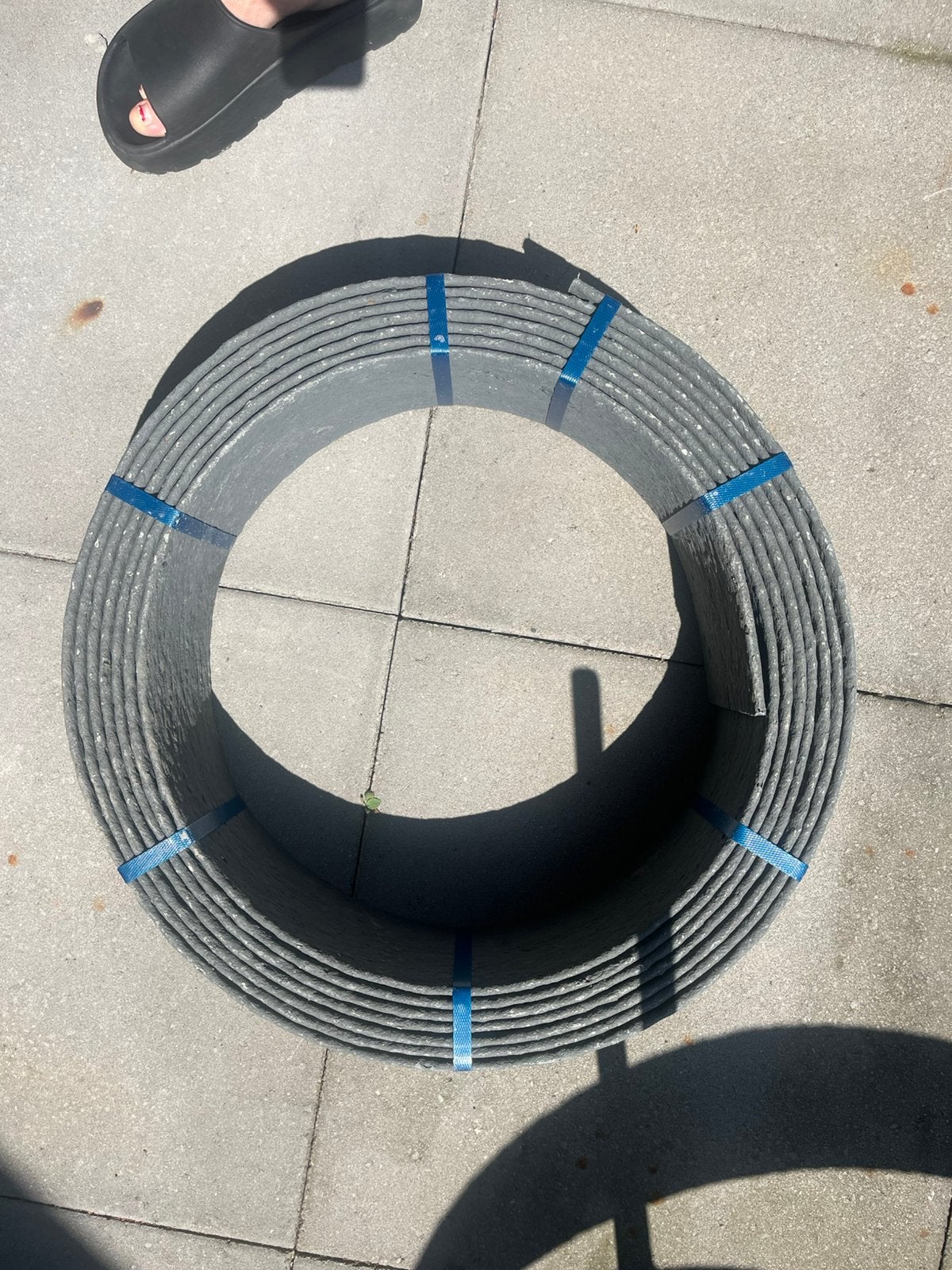 Multi edge eco afboording 10 meter grijs x 2 en paaltjes 10x, Ophalen of Verzenden, Nieuw