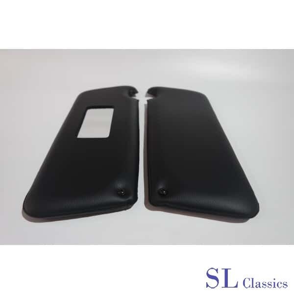 Zonnekleppen Zwart Mercedes-Benz SL R107 / W107, -, Verzenden, Nieuw, -