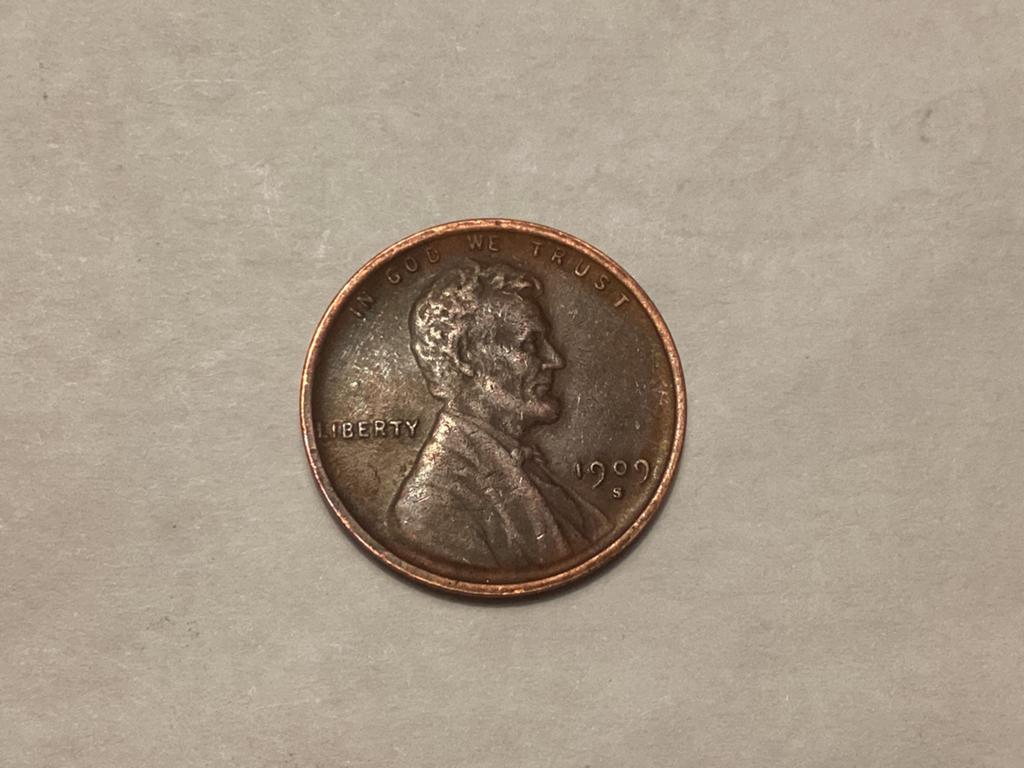 USA. 1 cent 1909 S., Postzegels en Munten, Munten | Amerika, Ophalen of Verzenden, Noord-Amerika