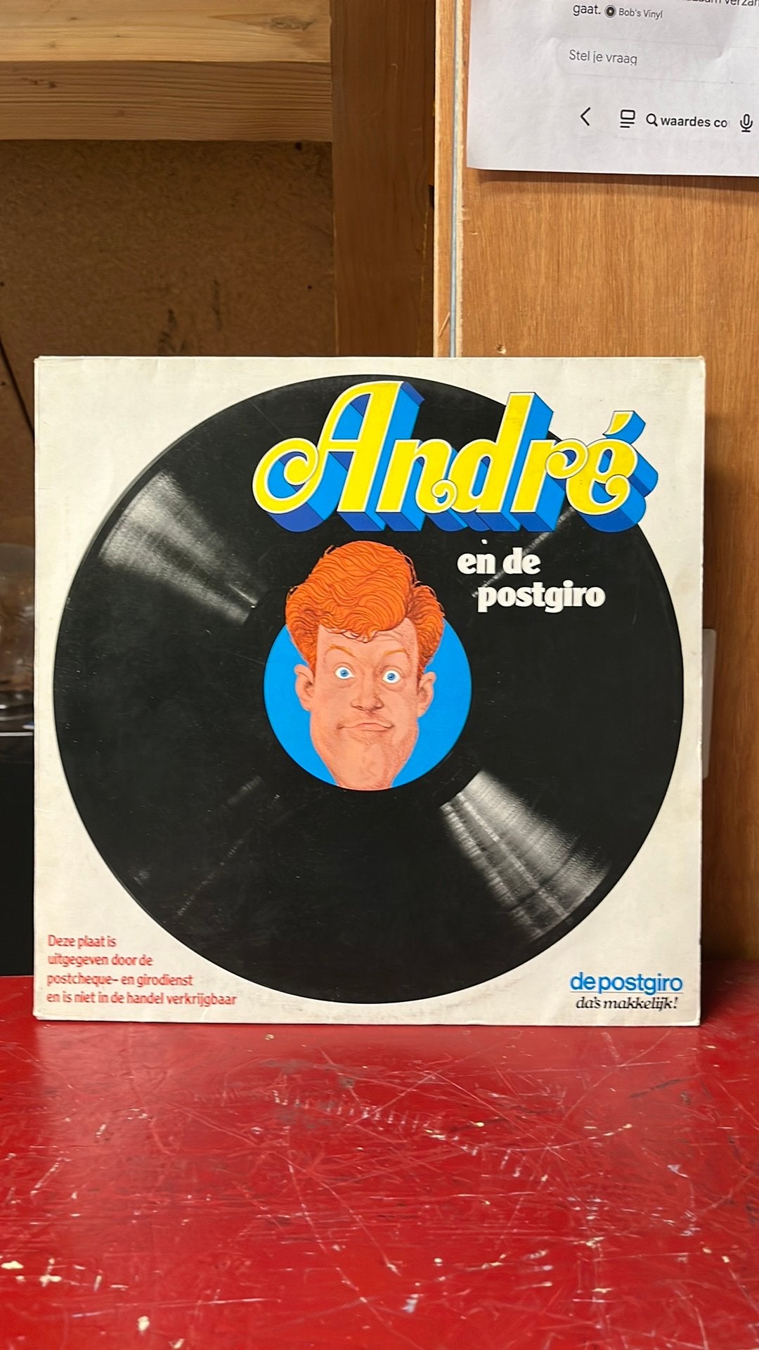 Andre van Duin Andre en de postgiro, Ophalen of Verzenden, Gebruikt, 12 inch, Levenslied of Smartlap