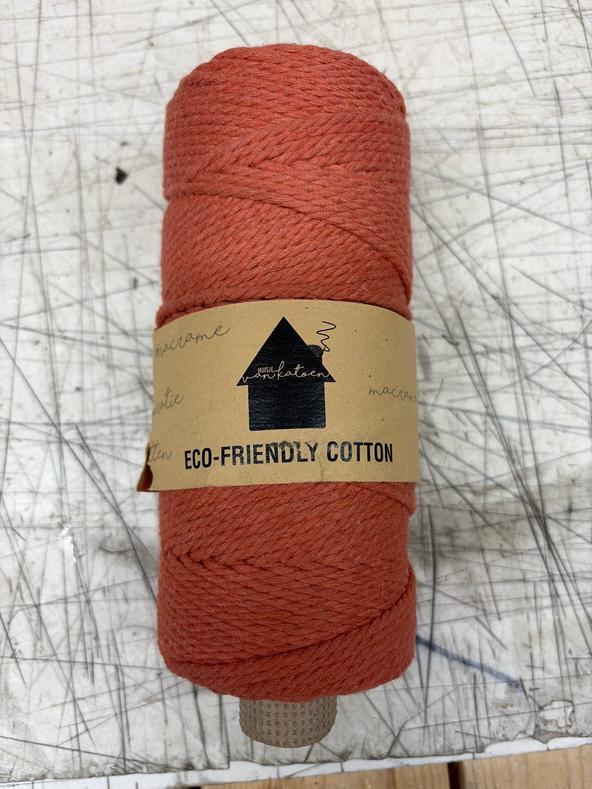 Macramé touw - Eco-vriendelijk katoen - Terracotta, Oranje, Overige thema's, Textiel, Nieuw