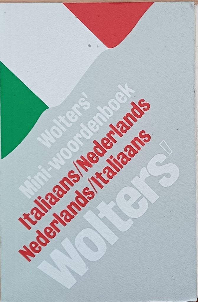 Vakantie woordenboek Italiaans - wolters, Boeken, Woordenboeken, Ophalen of Verzenden, Gelezen, Overige uitgevers, Italiaans