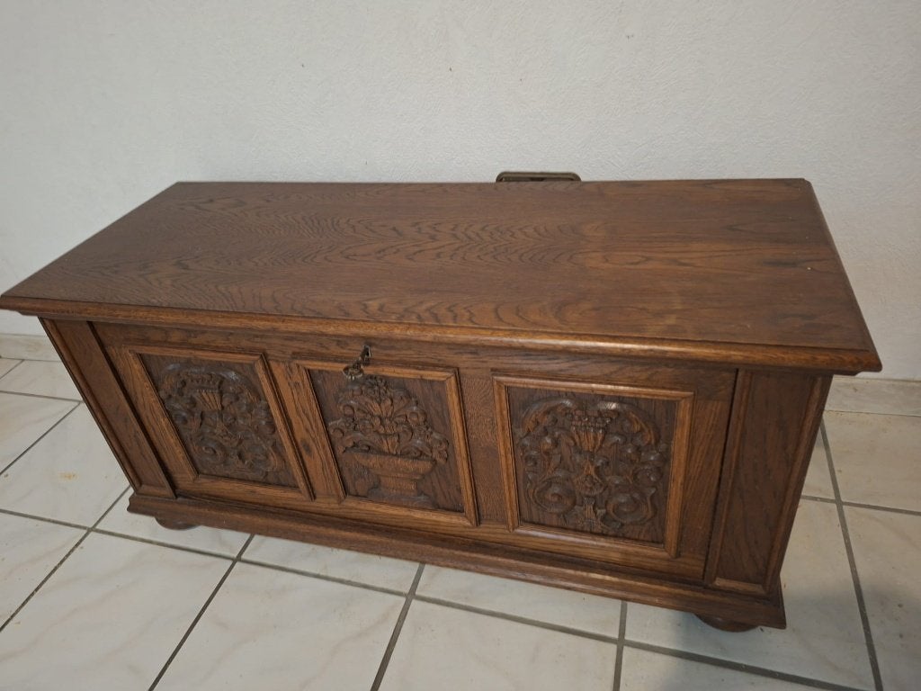Deken kist, Huis en Inrichting, Woonaccessoires | Kisten, Ophalen, 50 – 75, Minder dan 50 cm, Gebruikt