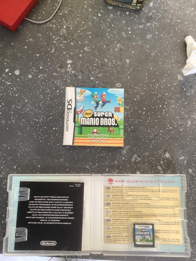 Super Mario bros Nintendo ds spel met ds console, Spelcomputers en Games, 1 speler, Zo goed als nieuw, Vanaf 3 jaar, Ophalen