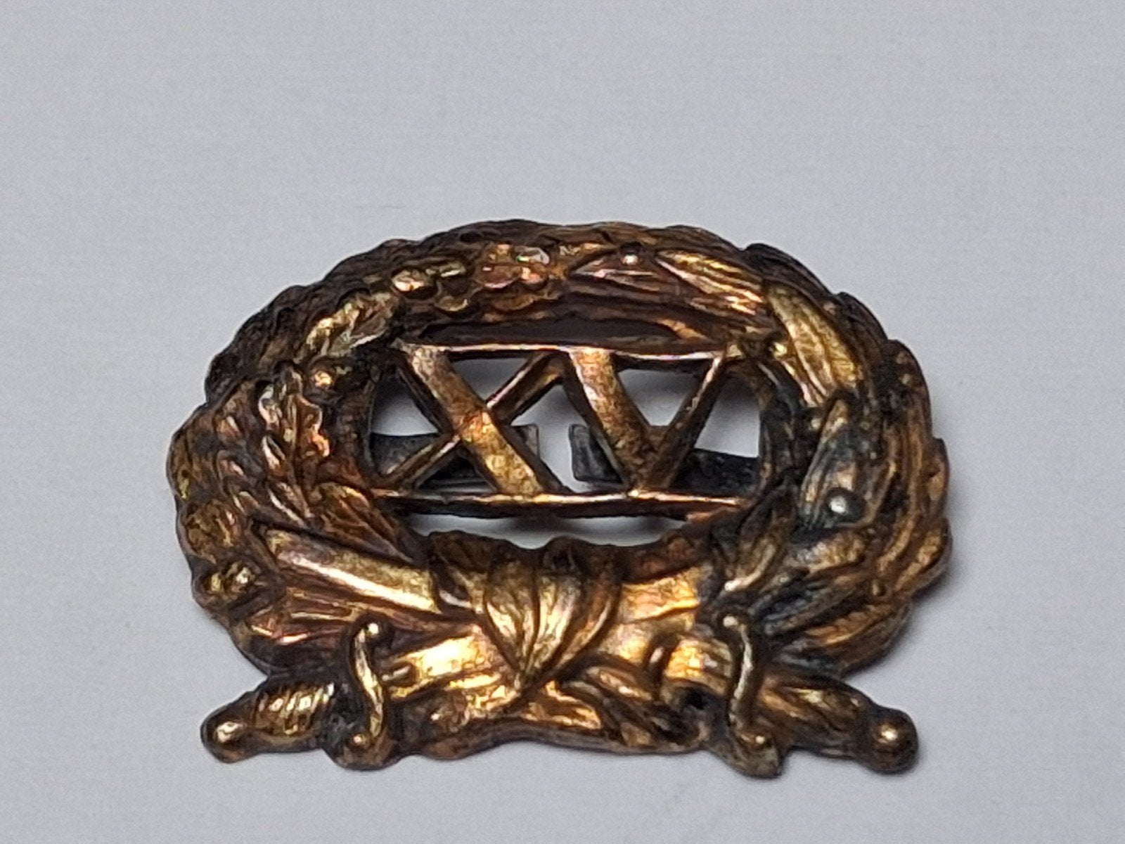 Originele Antieke XV Jaarkrans Officierskruis  nr2, Verzamelen, Ophalen of Verzenden, Nederland