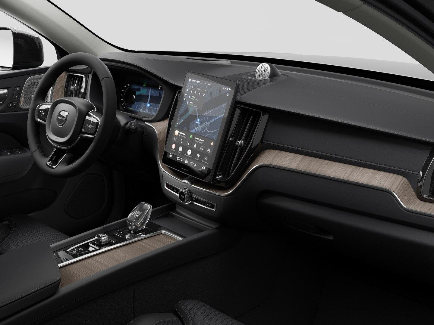 Volvo XC60 2.0 T8 Plug-in hybrid AWD Ultra Dark Exec. Ed. |, Auto's, Automaat, 4 cilinders, Lichtsensor, Zwart