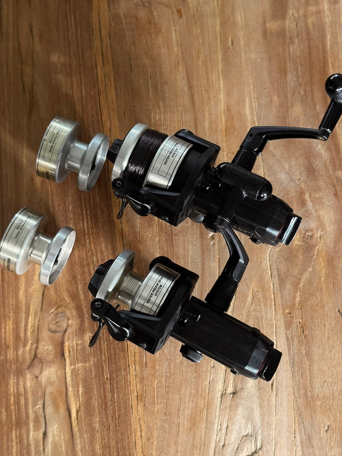 Shimano baitrunner, Watersport en Boten, Hengelsport | Karpervissen, Ophalen of Verzenden, Gebruikt, Molen