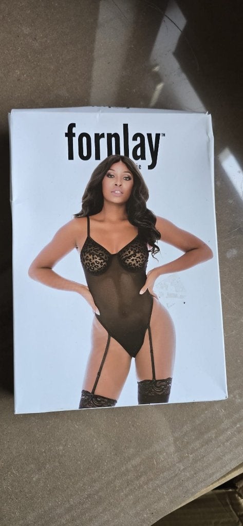 Feline Feisty Cheetah Cup Teddy Nieuw XL, Ophalen of Verzenden, Zwart, Nachtkleding