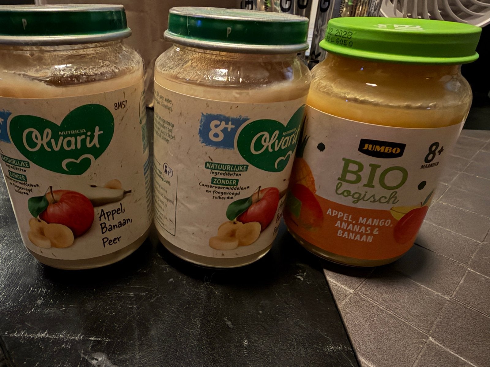 Babyvoeding fruit 8+ maanden (3 potjes), Ophalen, Nieuw, Overige typen