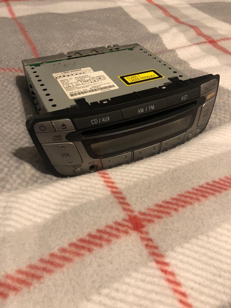 Toyota Aygo AB10 Originele Radio, Auto diversen, Autoradio's, Ophalen of Verzenden, Gebruikt