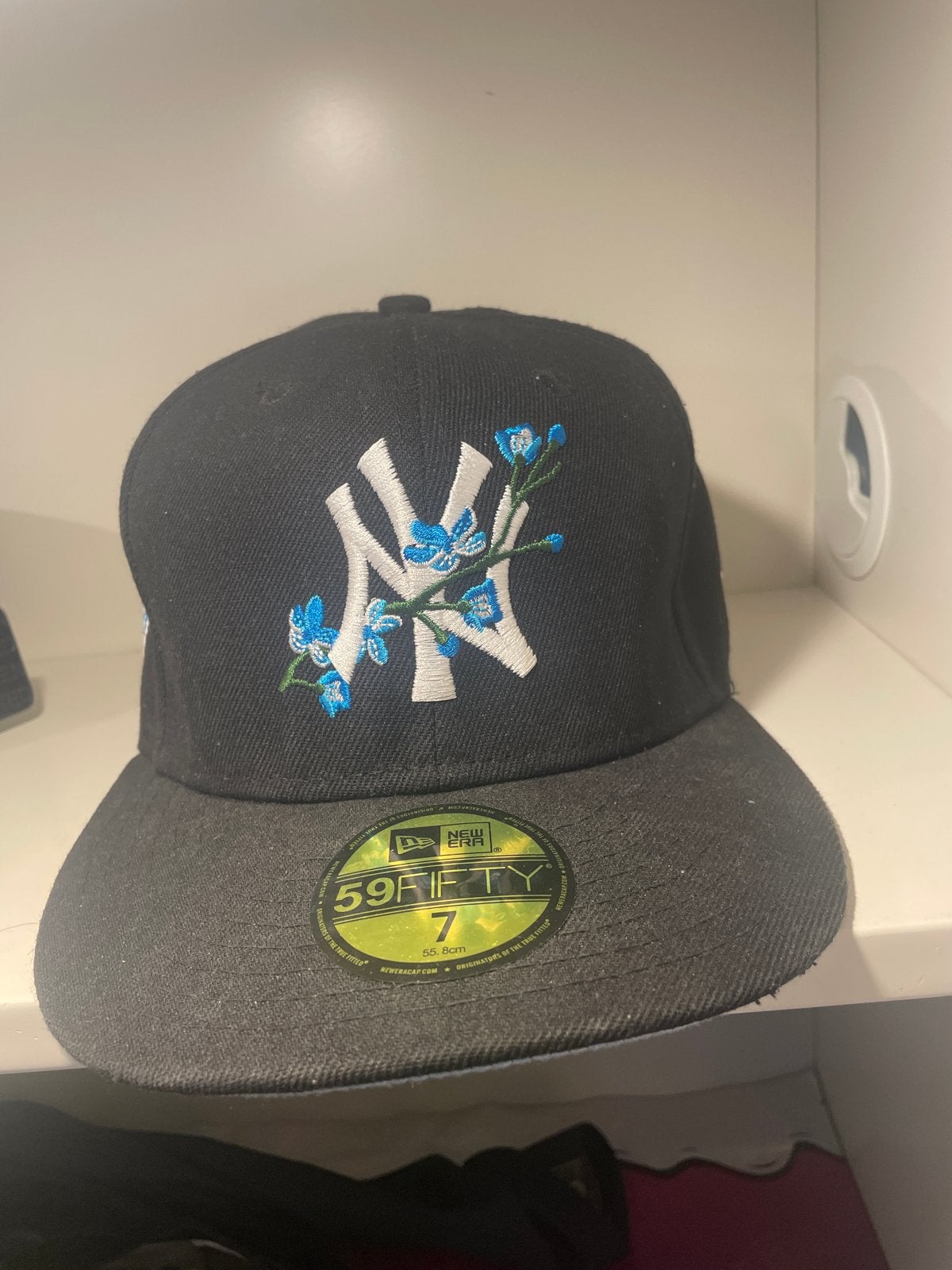 New York Yankees Baseball Cap met Geborduurd Design, Ophalen of Verzenden, Gedragen, Pet