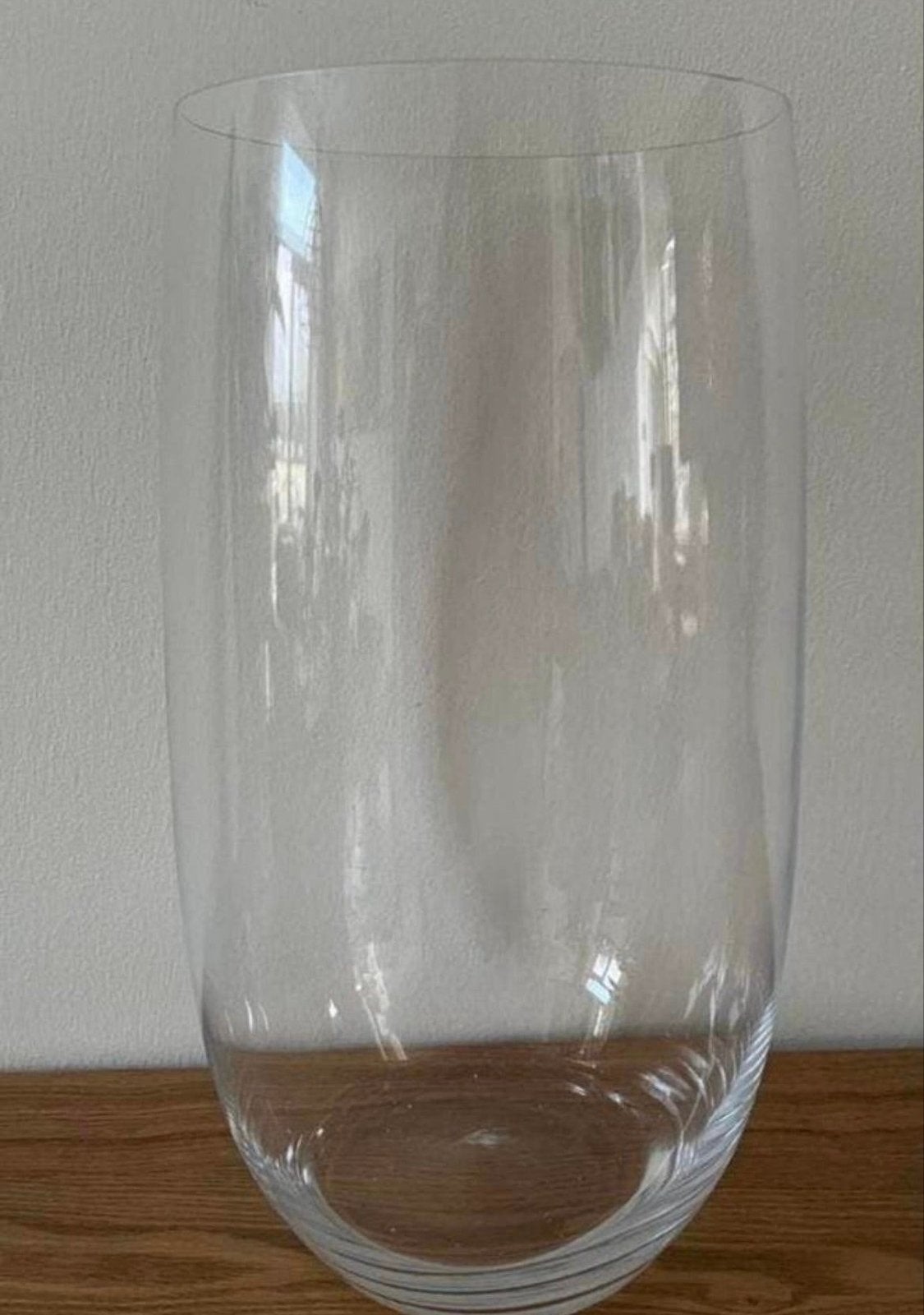 Grote glazen vaas, Ophalen, Transparant, Geschikt voor droogbloemen, Glas
