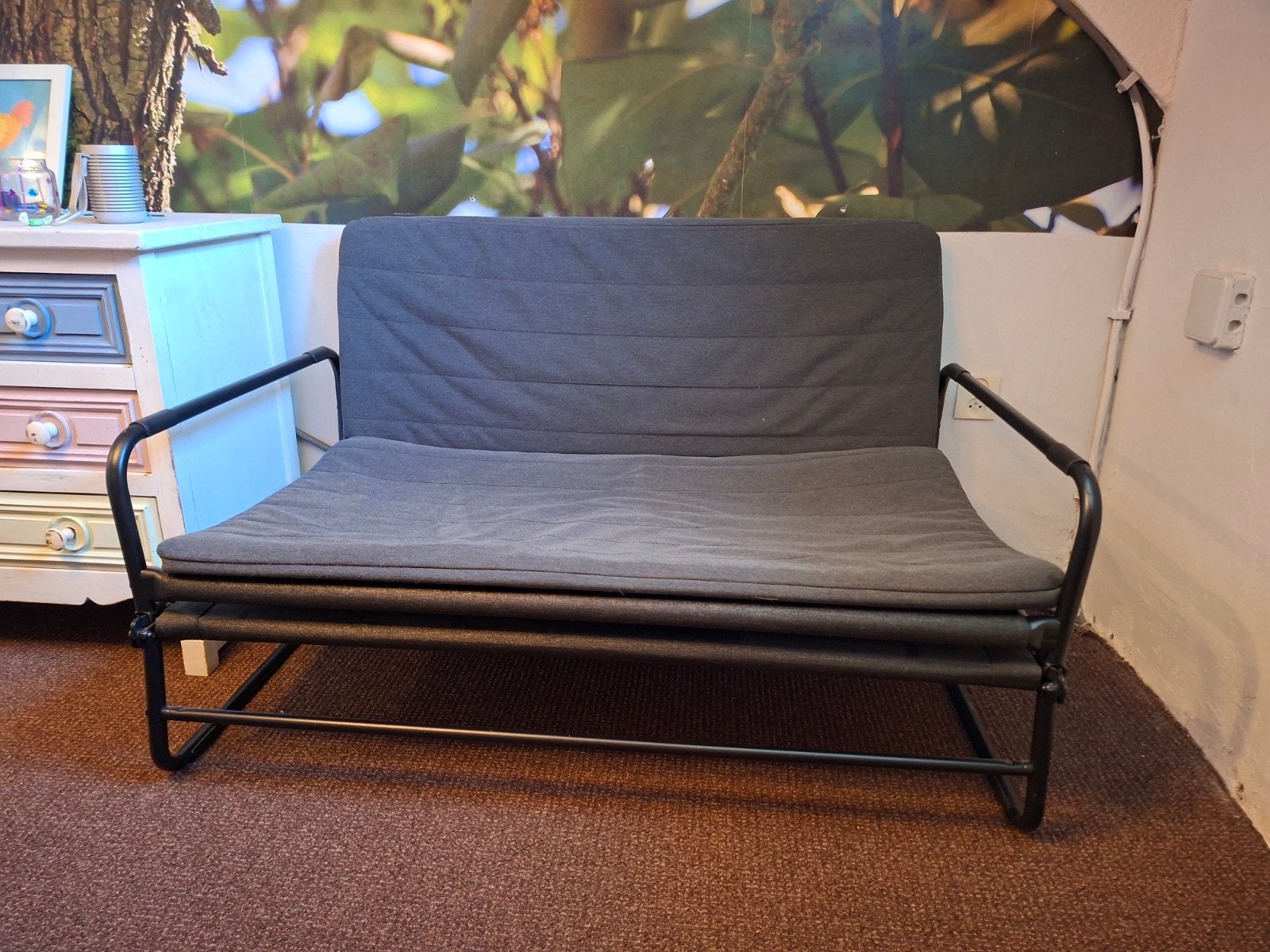 IKEA Hammarn slaapbank - compact en functioneel, Ophalen, Gebruikt, Tweepersoons, 120 cm