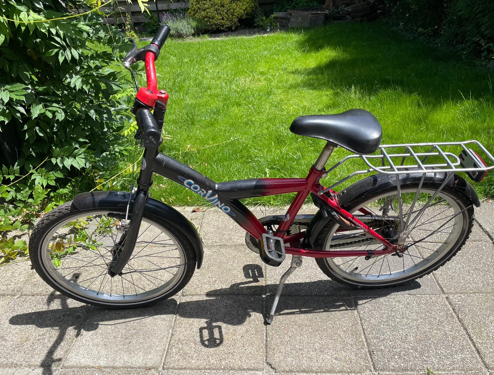 Corvino 20” kinderfiets., Fietsen en Brommers, Fietsen | Kinderfietsjes, Ophalen of Verzenden, Zo goed als nieuw, Minder dan 16 inch