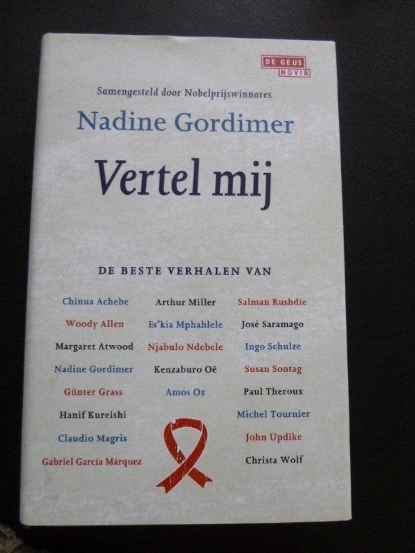 Vertel mij, samengesteld door Nadine Gordimer., Ophalen of Verzenden, Gelezen