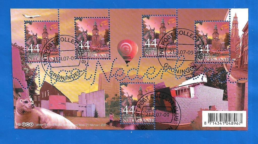 NVPH 2492 Mooi Nederland Groningen - 2007 gestempeld, Postzegels en Munten, Postzegels | Nederland, Verzenden, Na 1940, Gestempeld