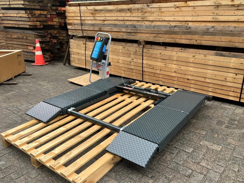Ravaglioli RAV1450P schaarhefbrug 3200 kg + hydrauliekpomp, Ophalen, Zo goed als nieuw