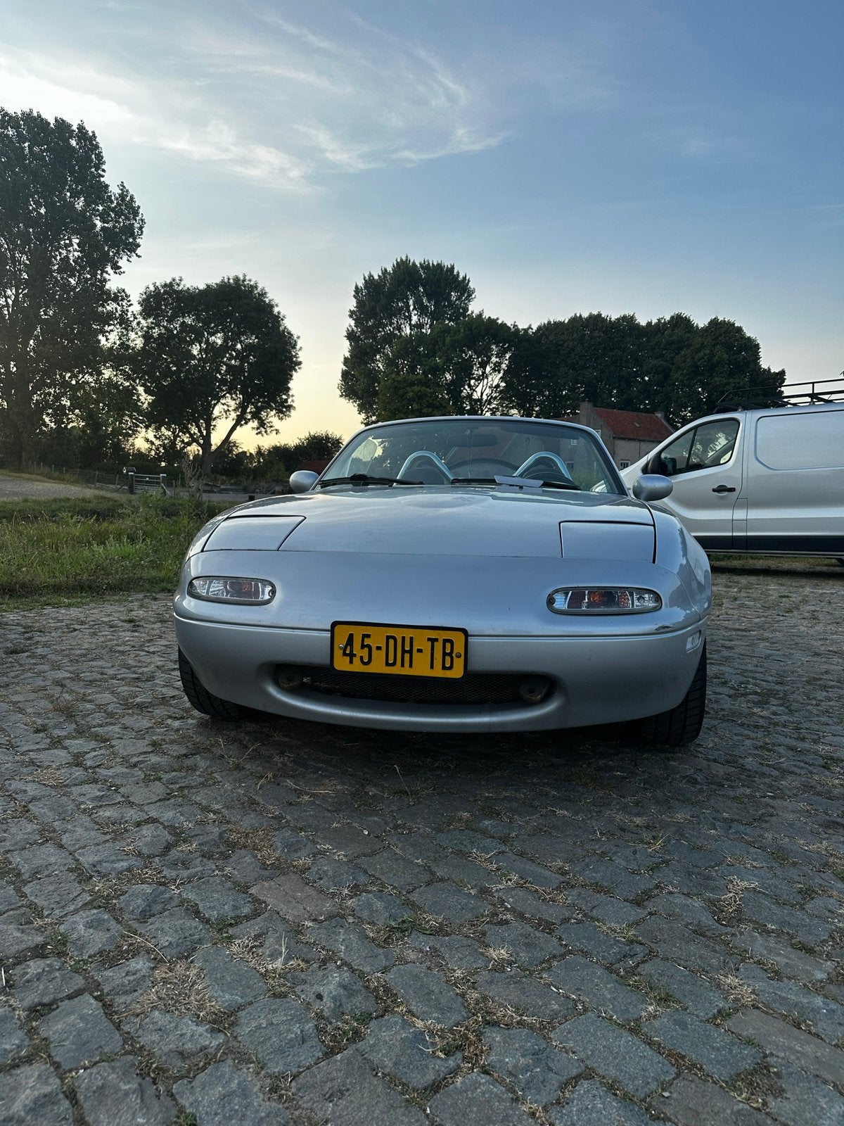 Mazda MX-5 1.6 Miata U9 1992 Grijs, Auto's, Mazda, Achterwielaandrijving, 4 cilinders, Cabriolet, Handgeschakeld