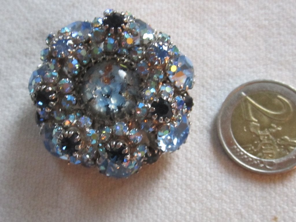 66.  Schitterende oude broche, AUSTRIA, Ophalen, Overige materialen, Broche