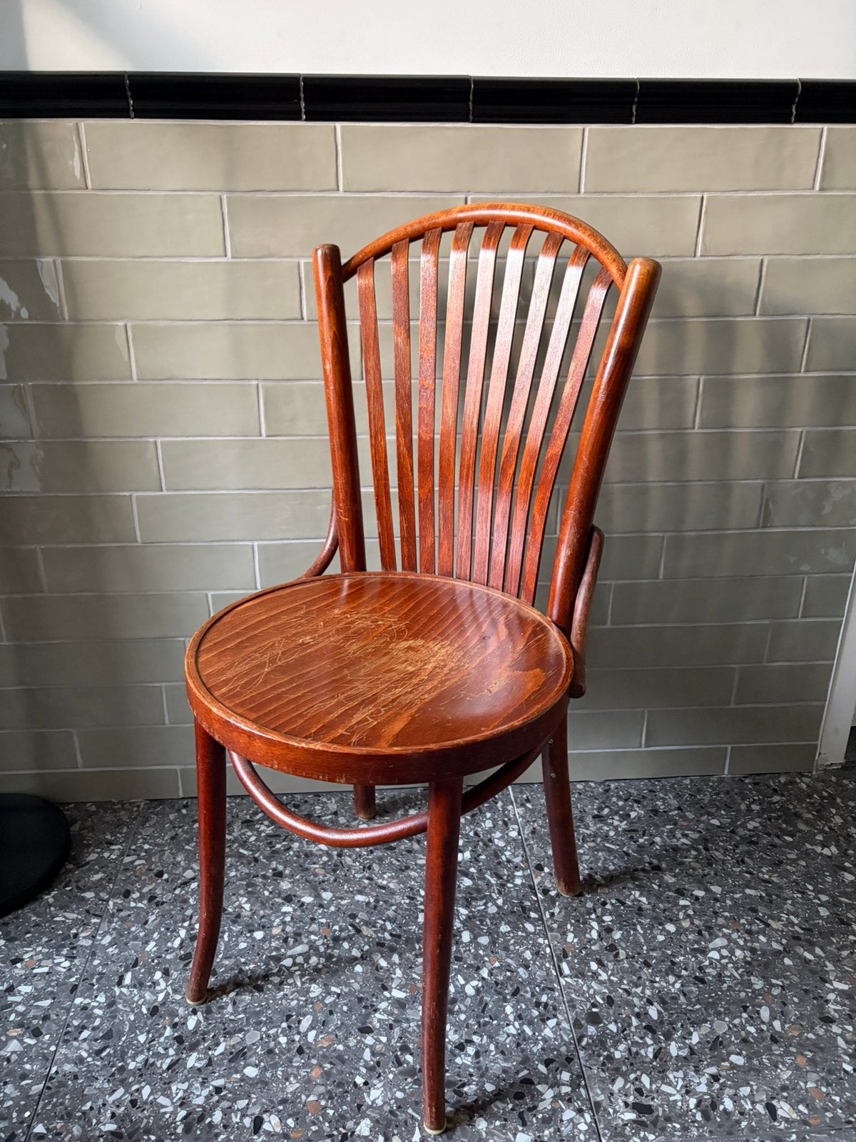 Bistrostoel Thonet stijl vintage, Antiek en Kunst, Ophalen