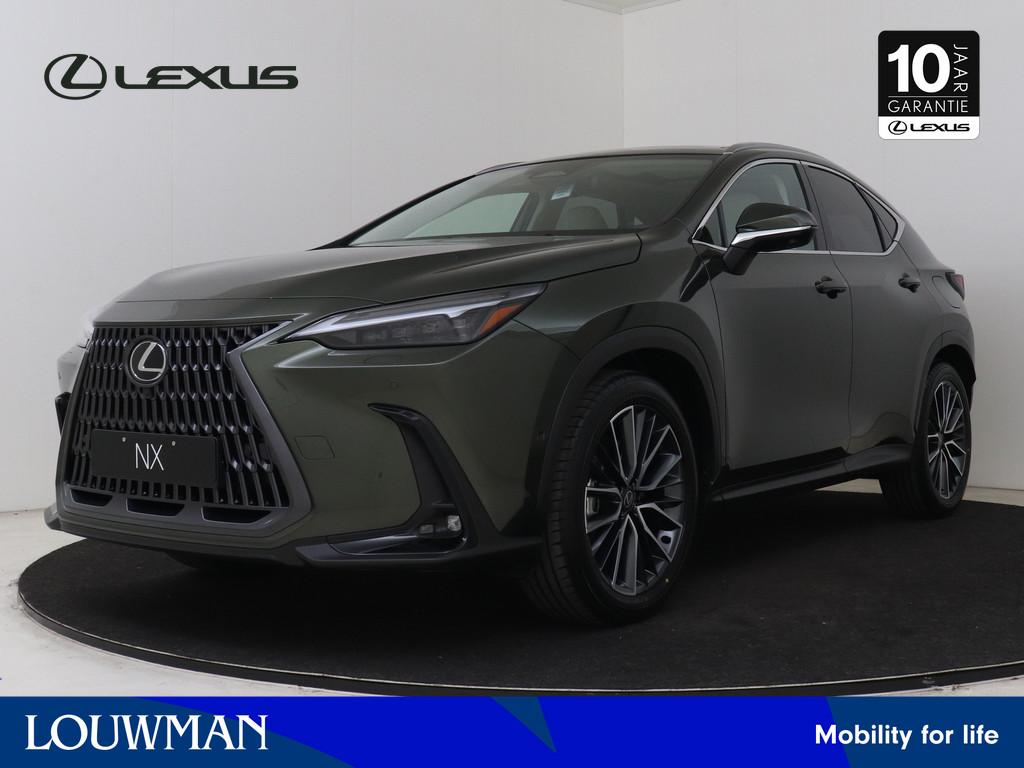 Lexus NX 450h+ AWD President Line Trekhaak | HUD | 360 Camer, 12 maanden, Beige, 4 cilinders, Leder