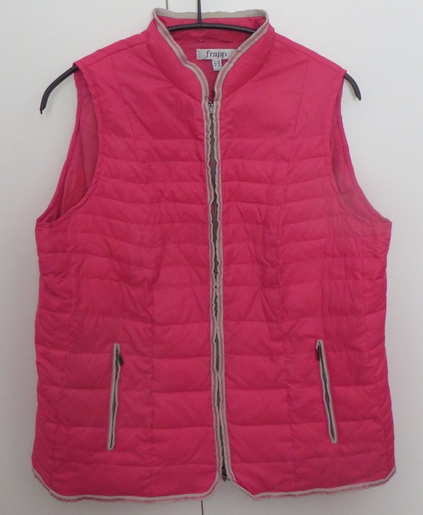 FRAPP I Leuke Bodywarmer I Maat 46 I Roze I Dons (50%), Frapp, Maat 46/48 (XL) of groter, Ophalen of Verzenden, Zo goed als nieuw