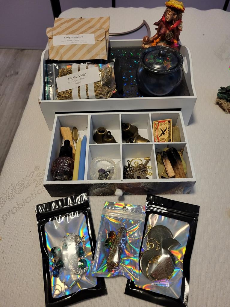 Heksen altaar box set, Verzenden, Nieuw, Tarot of Kaarten leggen, Overige typen