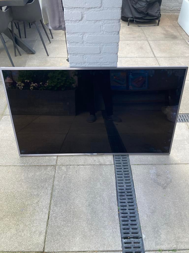 Philips Ambilight TV 55 inch - Voor onderdelen of herstel, Ophalen, Niet werkend, 100 cm of meer, Philips