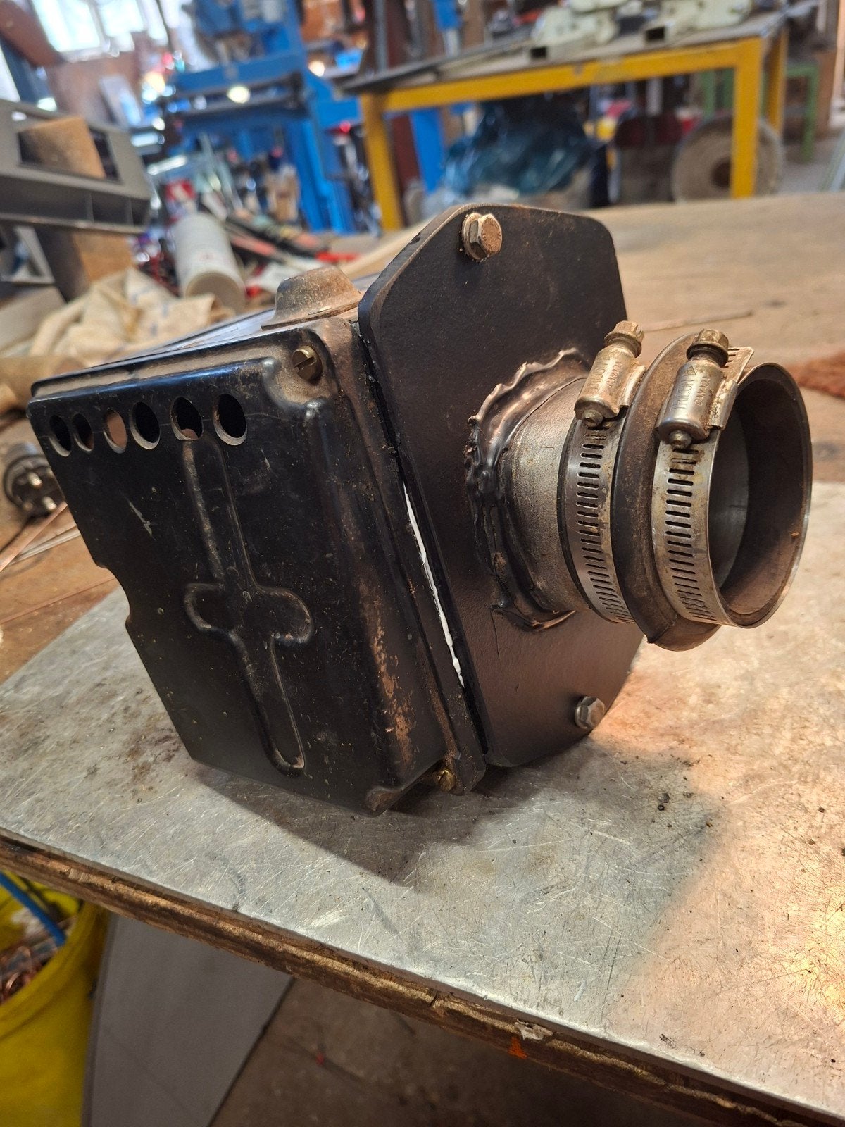 Luchtfilterhuis xt500 voor mikuni vm36, Motoren, Ophalen of Verzenden