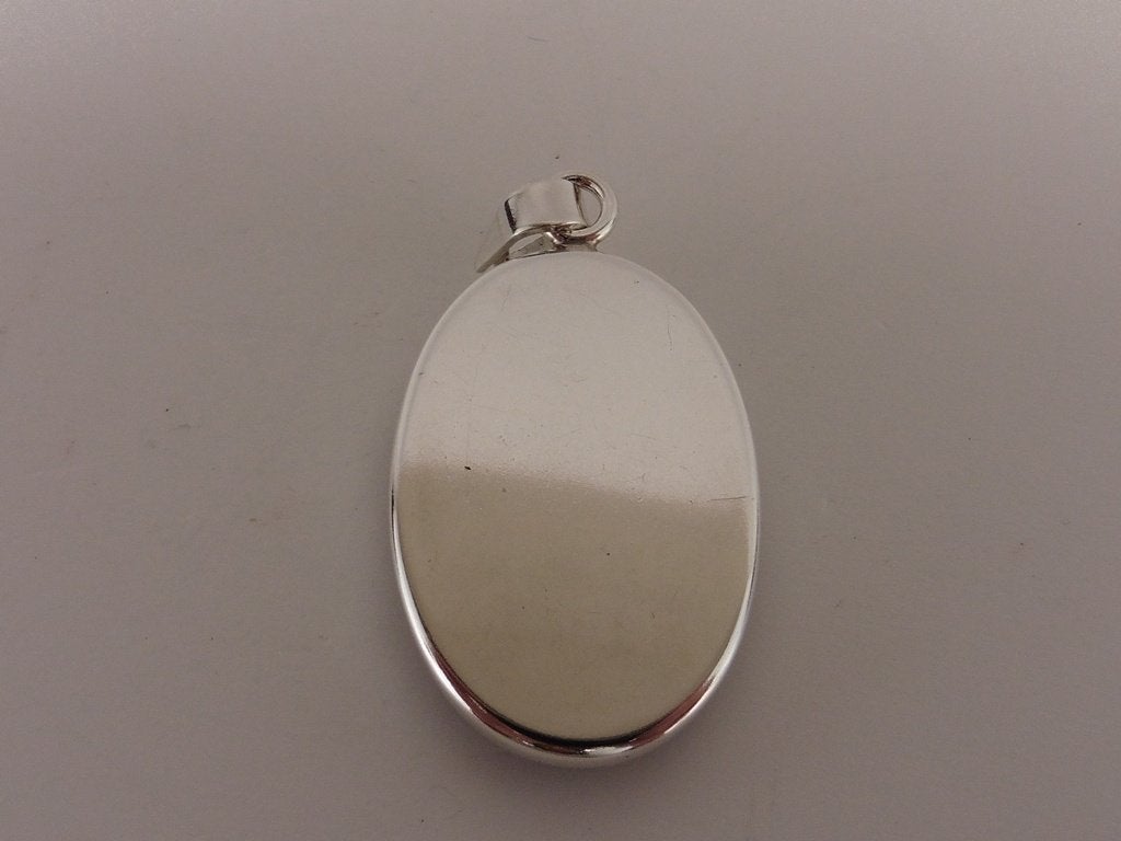 Zilveren hanger met onix                                 Z88, Gebruikt, Overige voorstellingen, ., Zwart