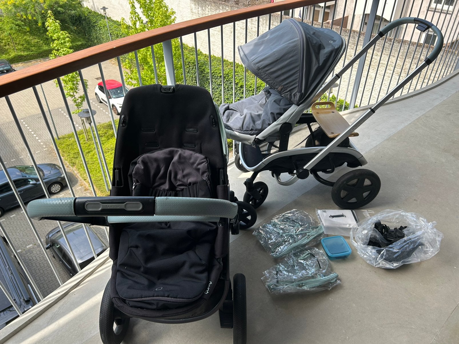 Quinny Hubb Kinderwagen XXL Set – 2x Onderstel & Reiswieg, Kinderen en Baby's, Kinderwagens en Combinaties, Ophalen, Zo goed als nieuw