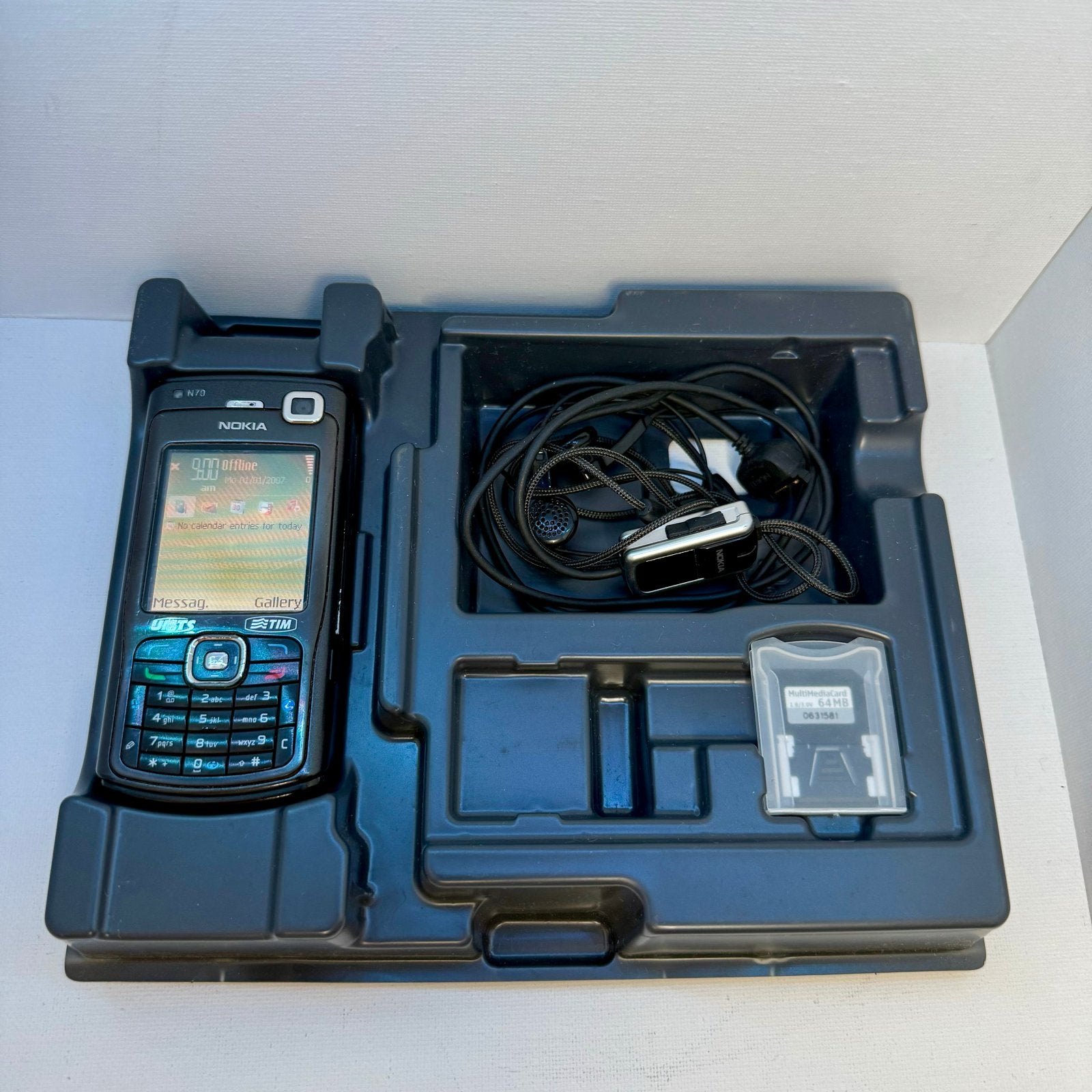 Nokia N70 Music Edition met doos en accessoires, Telecommunicatie, Mobiele telefoons | LG, Gebruikt, Zwart, Fysiek toetsenbord