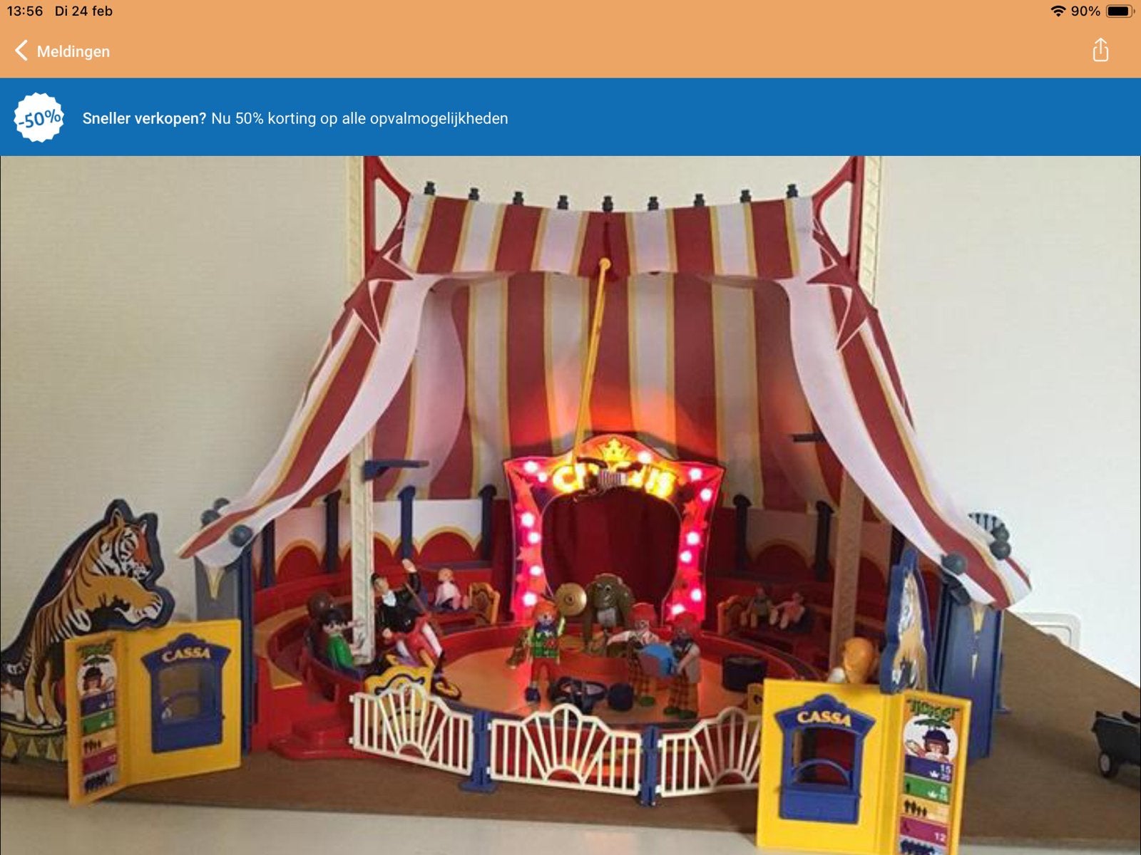 Paymabil circustent, Ophalen of Verzenden, Zo goed als nieuw