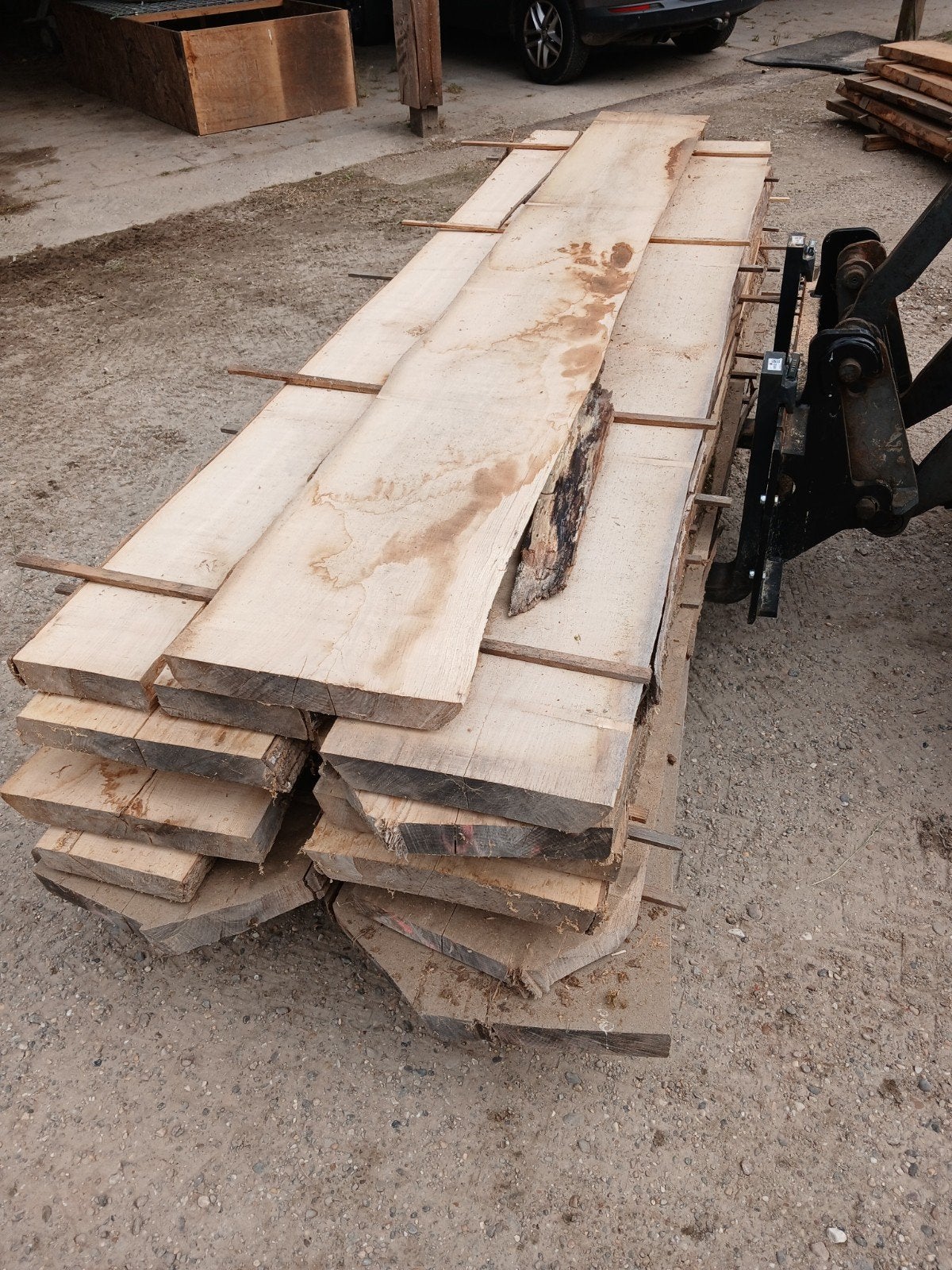 Essen planken, schaaldelen, Doe-het-zelf en Verbouw, Hout en Planken, Minder dan 25 mm, Nieuw, Ophalen of Verzenden, Plank