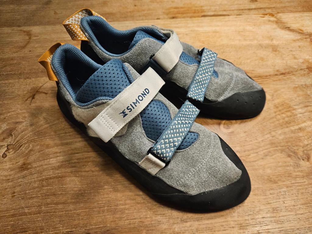 Zgan Simond klimschoenen / boulderschoenen, Klimb V2 maat 43, Sport en Fitness, Klimsport, Ophalen of Verzenden, Zo goed als nieuw