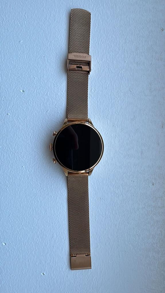 Fossil Gen 6 smartwatch heel mooi!, Sieraden, Tassen en Uiterlijk, Smartwatches, Ophalen of Verzenden, Zo goed als nieuw, Zwart