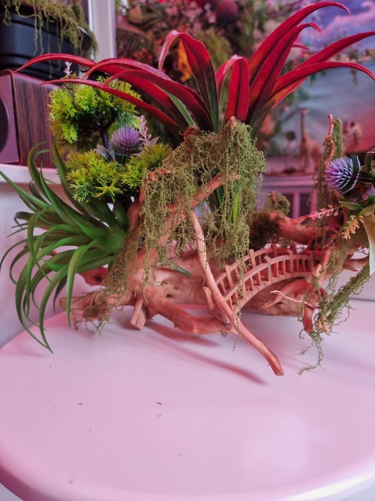 Uniek Kienhout Decoratiestuk met Prachtige Details, Ophalen, Binnen, Natuurlijk materiaal, Overige merken