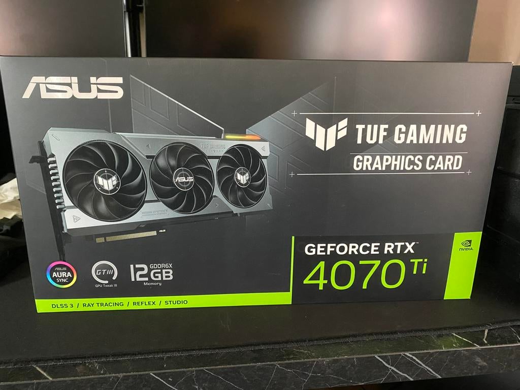 ASUS TUF RTX 4070 TI, Computers en Software, Videokaarten, GDDR6, PCI-Express 4, Ophalen of Verzenden, Zo goed als nieuw