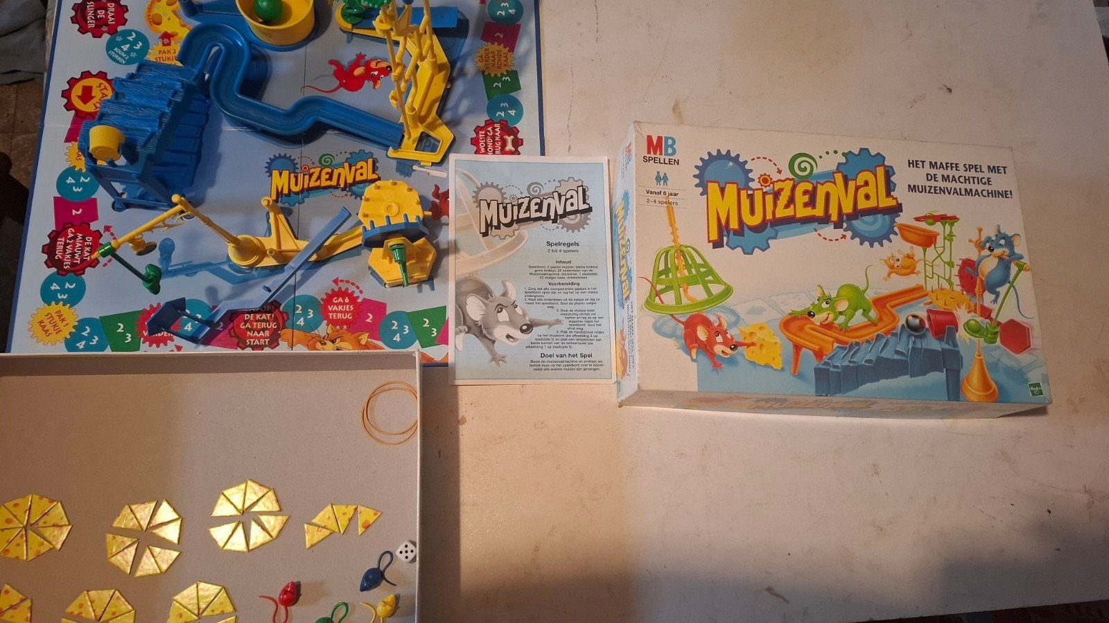 muizenval spel, Drie of vier spelers, Ophalen of Verzenden, Gebruikt, MB Spellen
