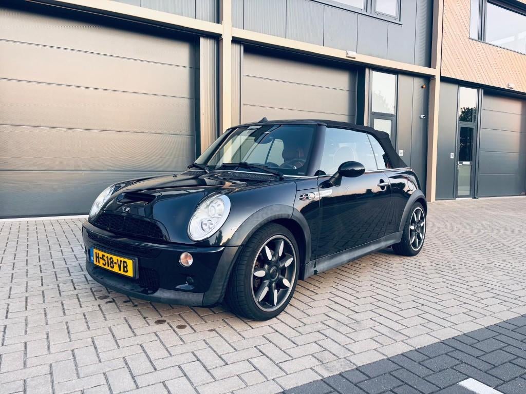 Mini Cooper S Cabrio 1.6, Sidewalk, Auto's, Mini, 4 cilinders, Cabriolet, 4 stoelen, Zwart