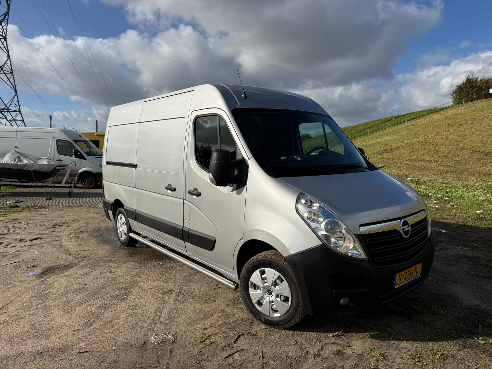 Opel Movano 2.3D 125KW 2018 L2H2 euro 6  AUTOMAAT zilver met, Auto's, Stof, 4 cilinders, 2500 kg, 2299 cc
