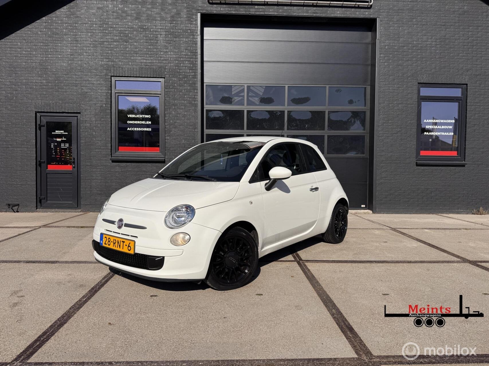 Fiat 500 0.9 TwinAir Turbo Airco Elek ramen 2011 Wit, Euro 5, 86 pk, Gebruikt, 31 €/maand