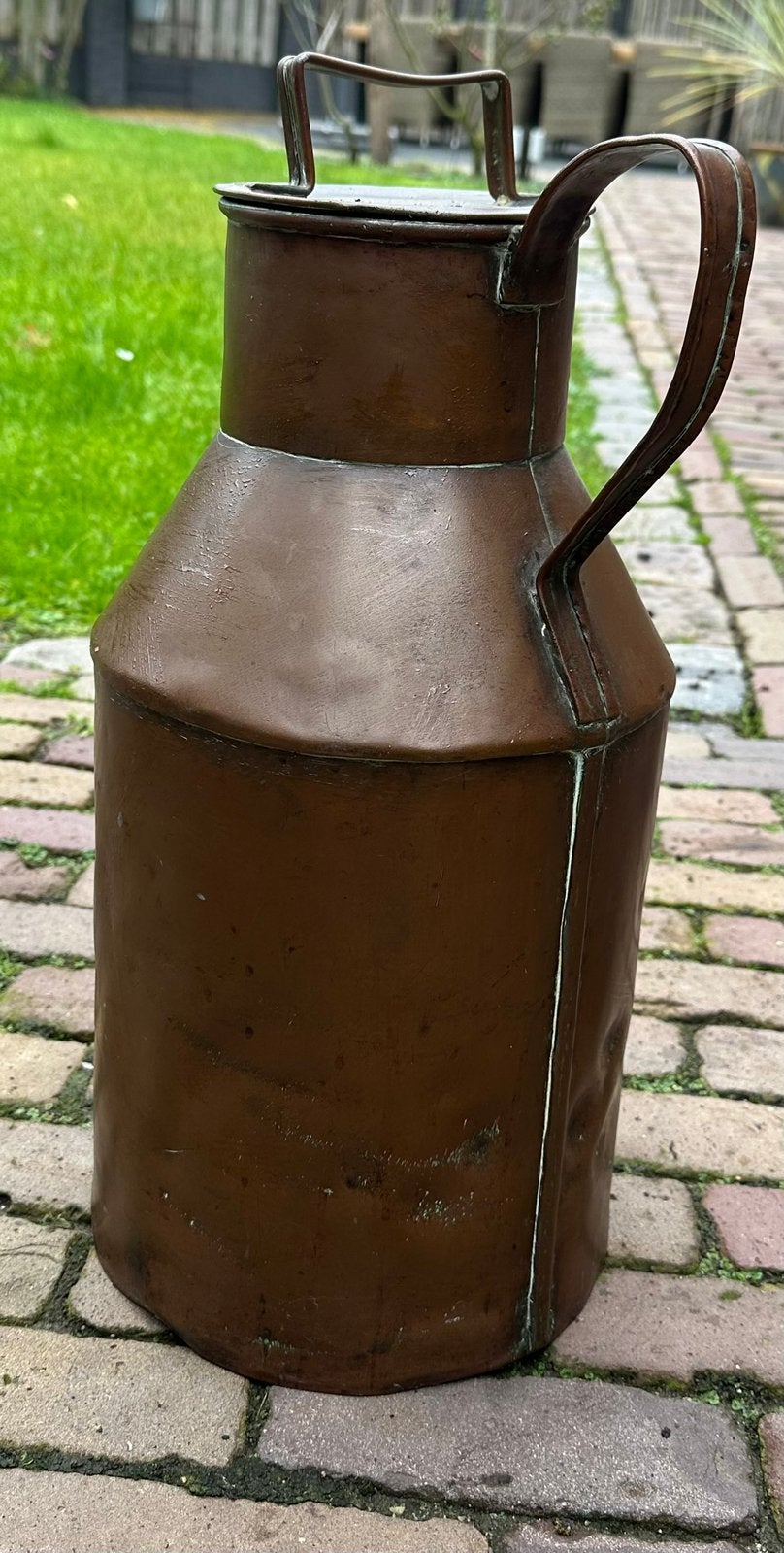 Antieke Koperen Waterkan / Melkbus, Ophalen of Verzenden, Koper
