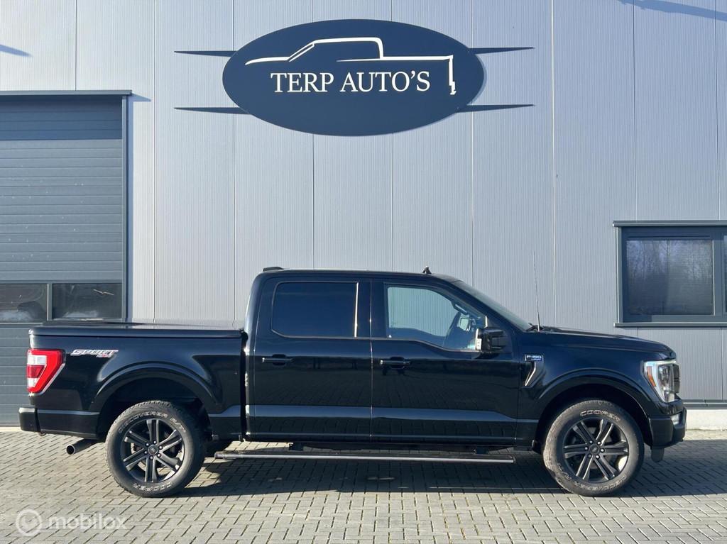 Ford F150 5.0 V8 Lariat 1e Eigenaar Prins Lpg, Auto's, Ford Usa, Automaat, 5030 cc, F-150, Zwart