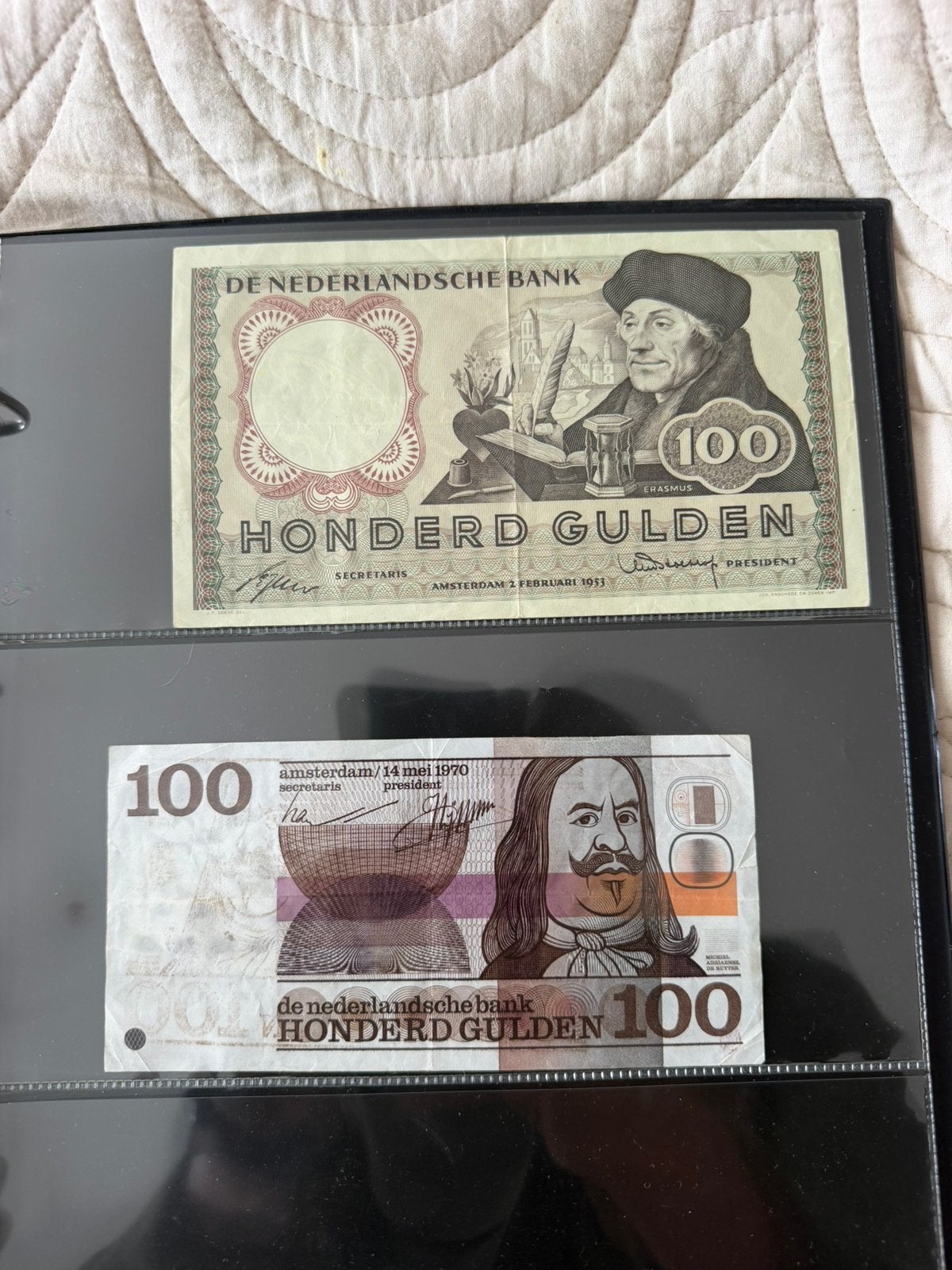 22 oude bankbiljetten (gulden etc.) - zeer goede conditie), Postzegels en Munten, Ophalen of Verzenden, 10 gulden