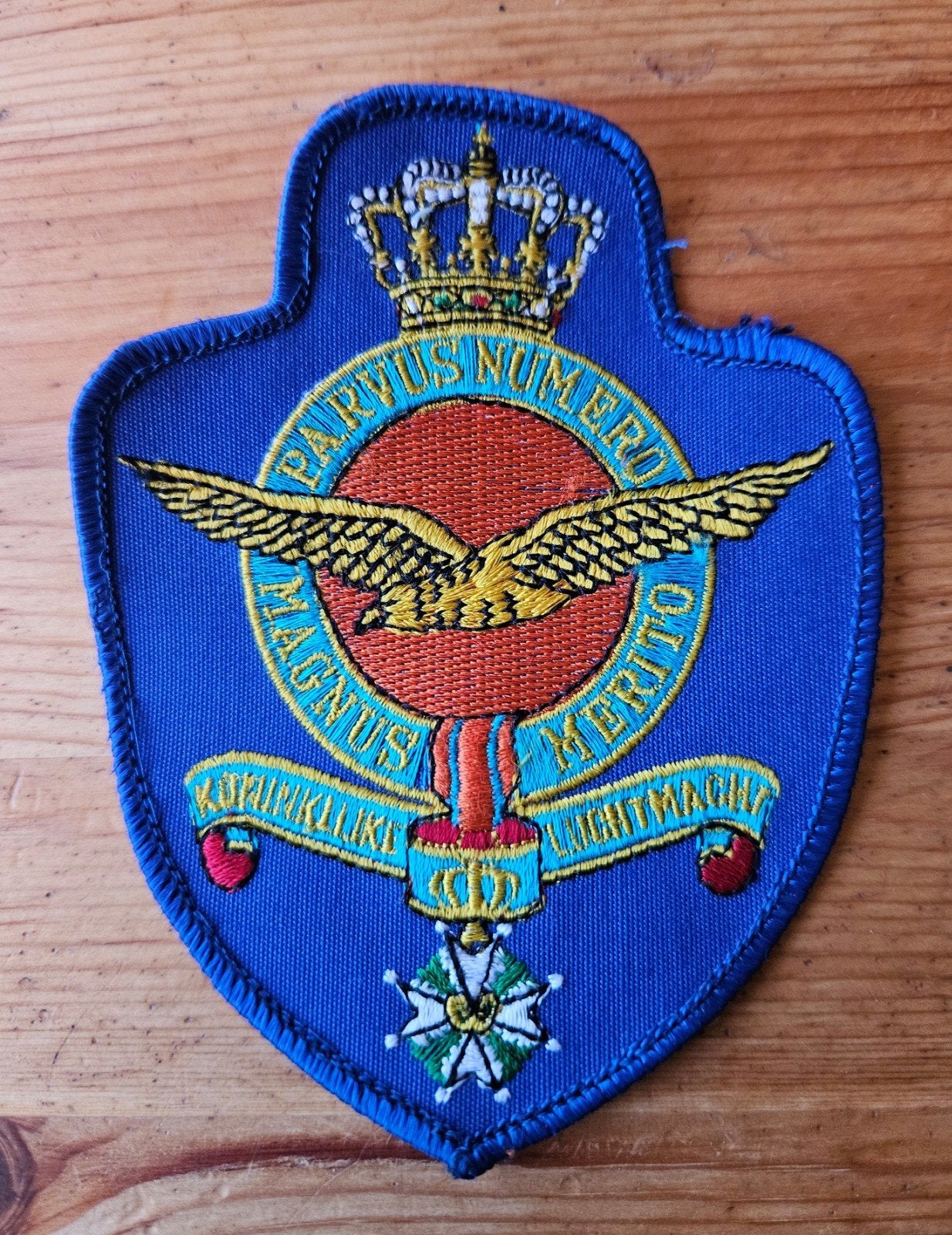 KLu embleem, Ophalen of Verzenden, Luchtmacht, Nederland, Embleem of Badge