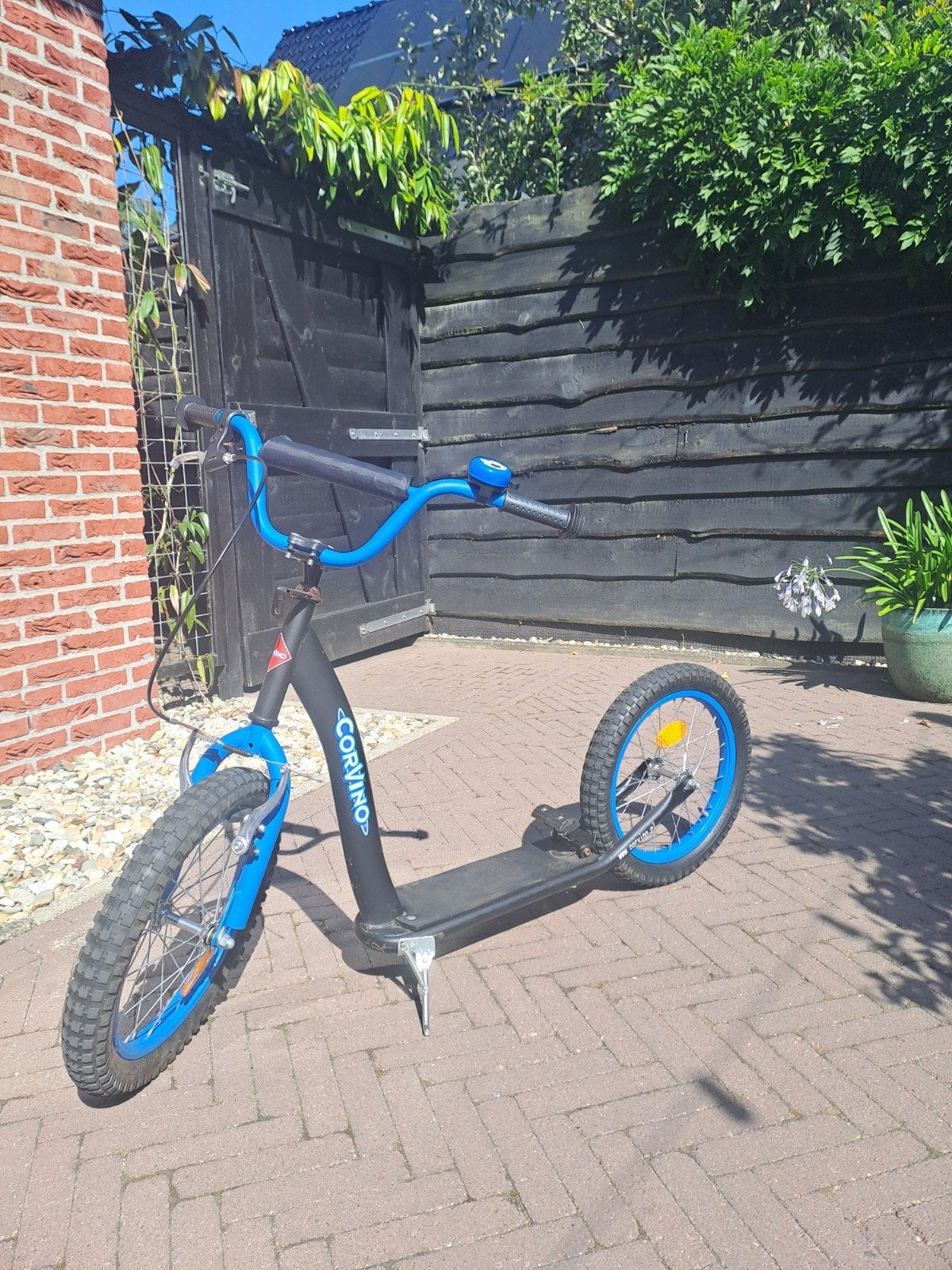 Corvino step met luchtbanden - Blauw/Zwart, Ophalen, Gebruikt, Gewone step, Corvino