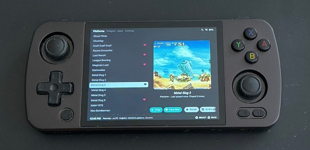 Anbernic RG405M Retro Gaming Handheld Console, Spelcomputers en Games, Spelcomputers | Overige, Zo goed als nieuw, Anbernic, Ophalen of Verzenden